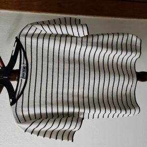 Stripped Black and White Shirt